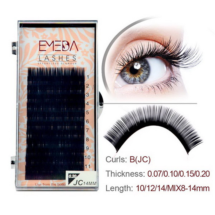 Wholesale silk eyelash extension lashes JH151